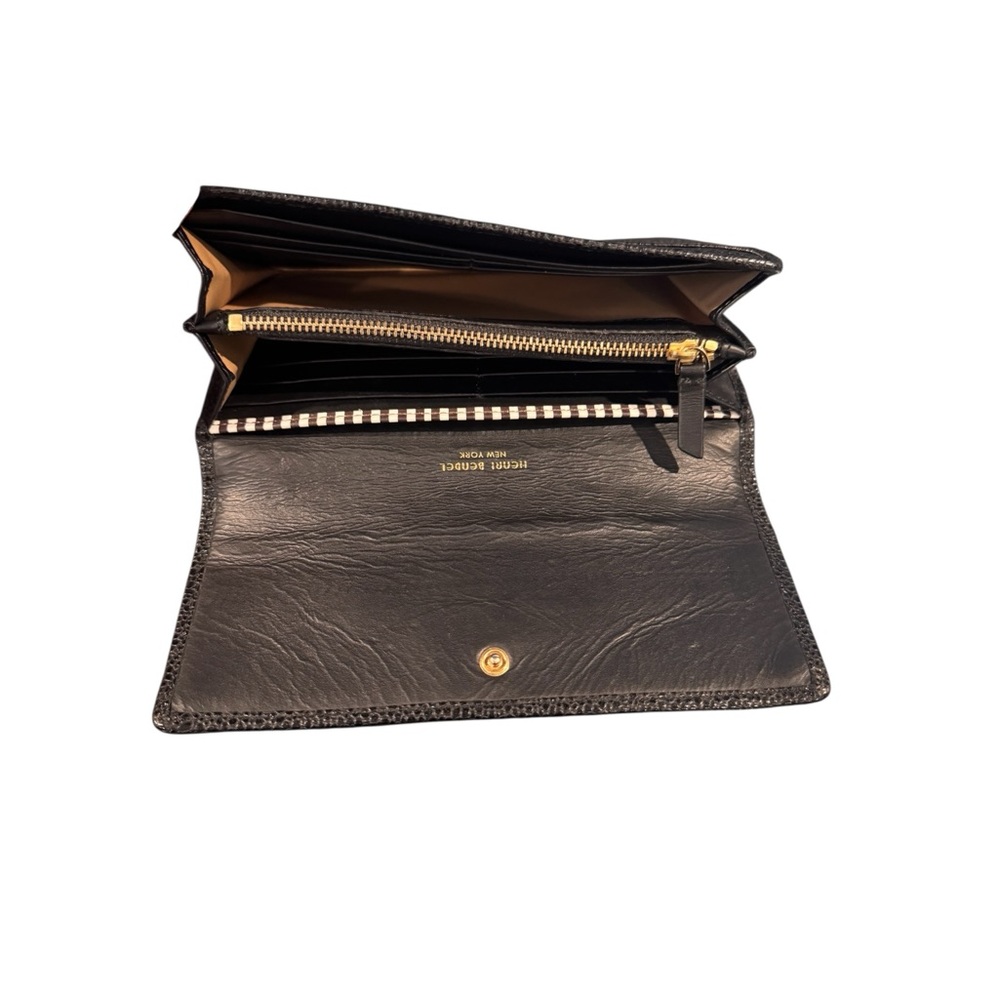 Henri Bendel Black Leather Wallet - Picture 4 of 7